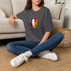 Rainbow Watercolor Frame T-Shirt