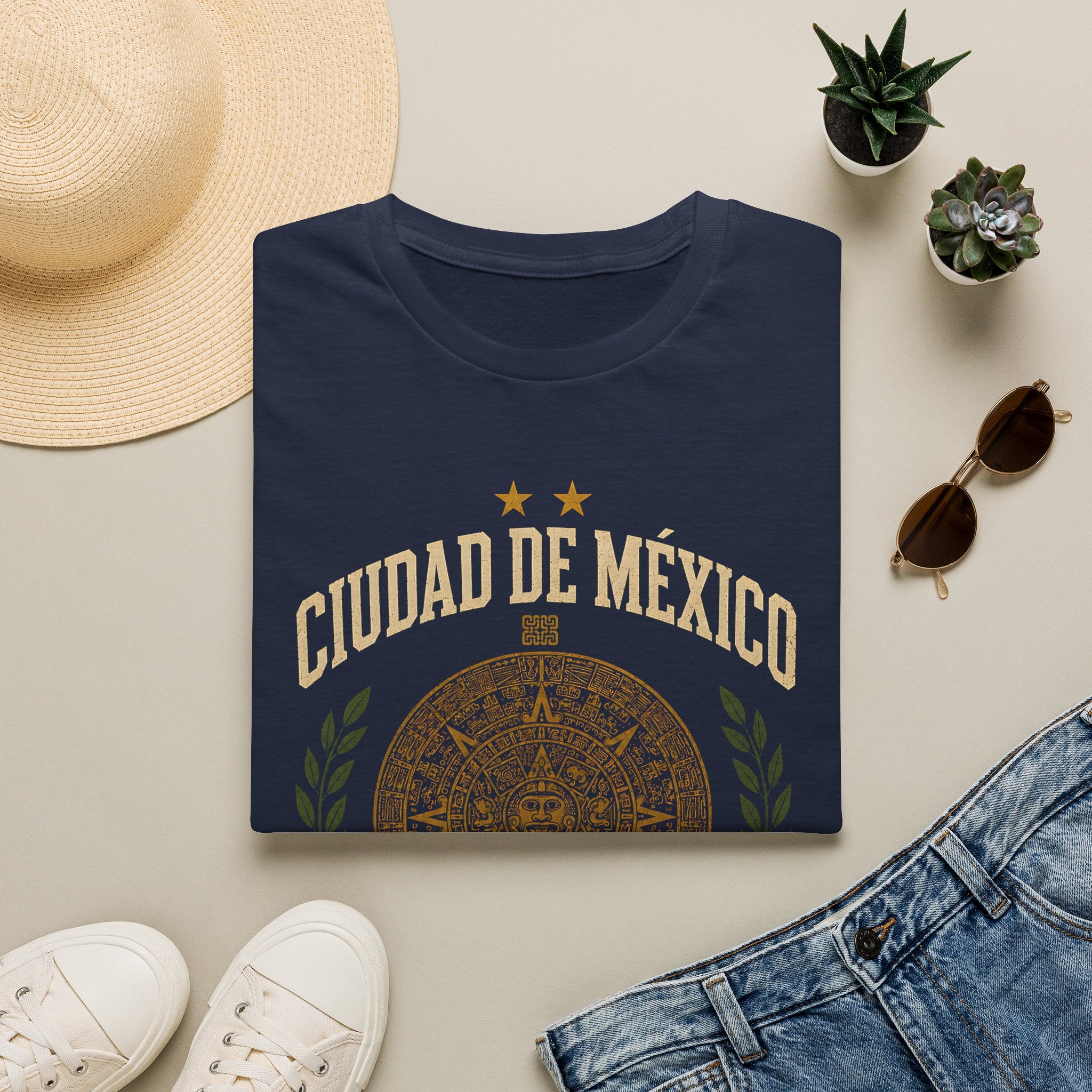 Ciudad de México Azteca T-Shirt — Vintage Mexican Pride Tee