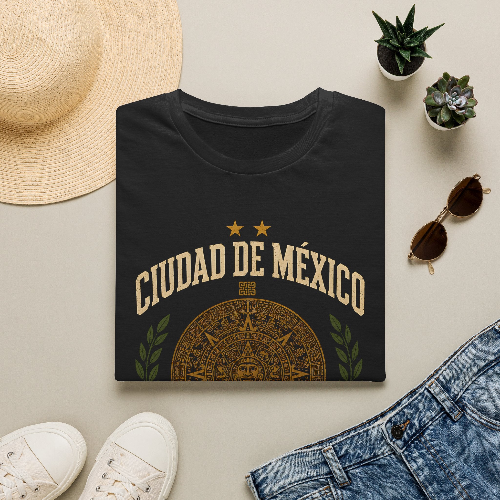 Ciudad de México Azteca T-Shirt — Vintage Mexican Pride Tee