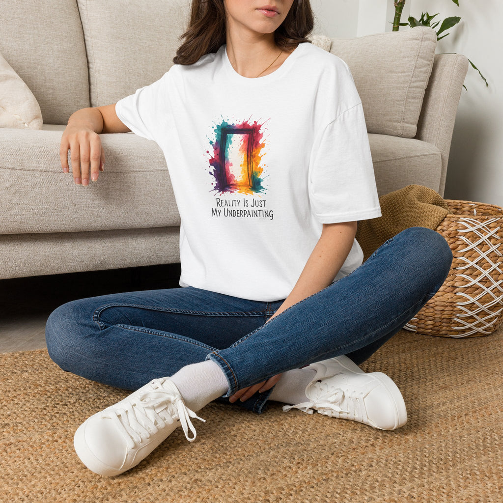 Rainbow Watercolor Frame T-Shirt