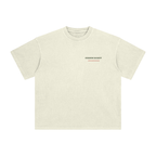 Front of Apricot enzyme-washed T-shirt with a small Stadium Society chest mark
